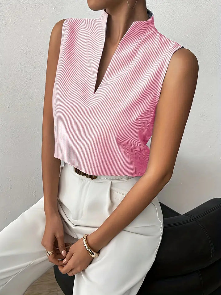 Linea | Top s jemnými pruhy