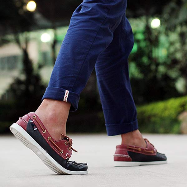 PÁNSKÉ KOŽENÉ JACHTAŘSKÉ BOTY 41603460