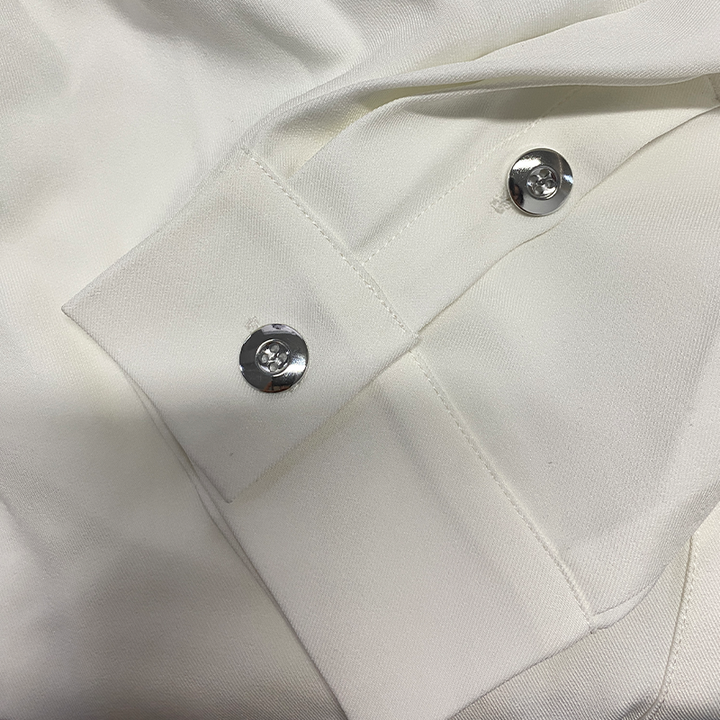 Pánská klasická košile v americkém stylu s výšivkou, slim fit, bavlněná, s dlouhým rukávem 98153445K