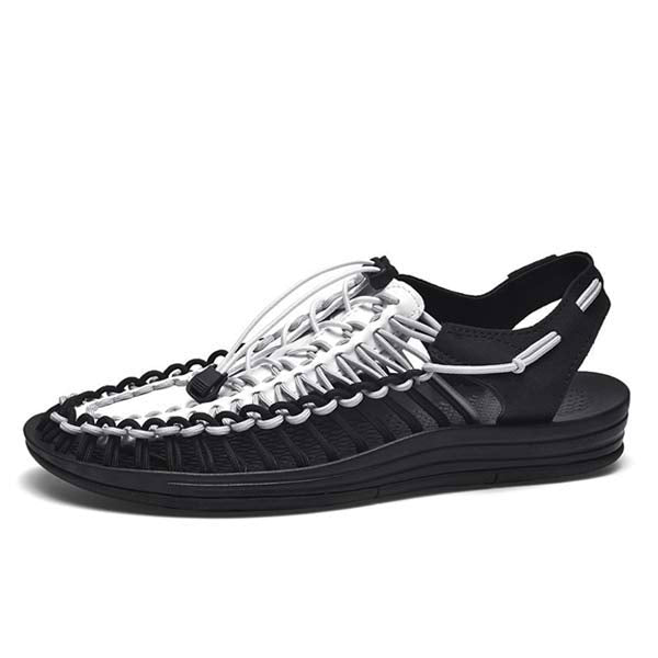 PÁNSKÉ RUČNĚ TKANÉ PLÁŽOVÉ SANDÁLY 53152187