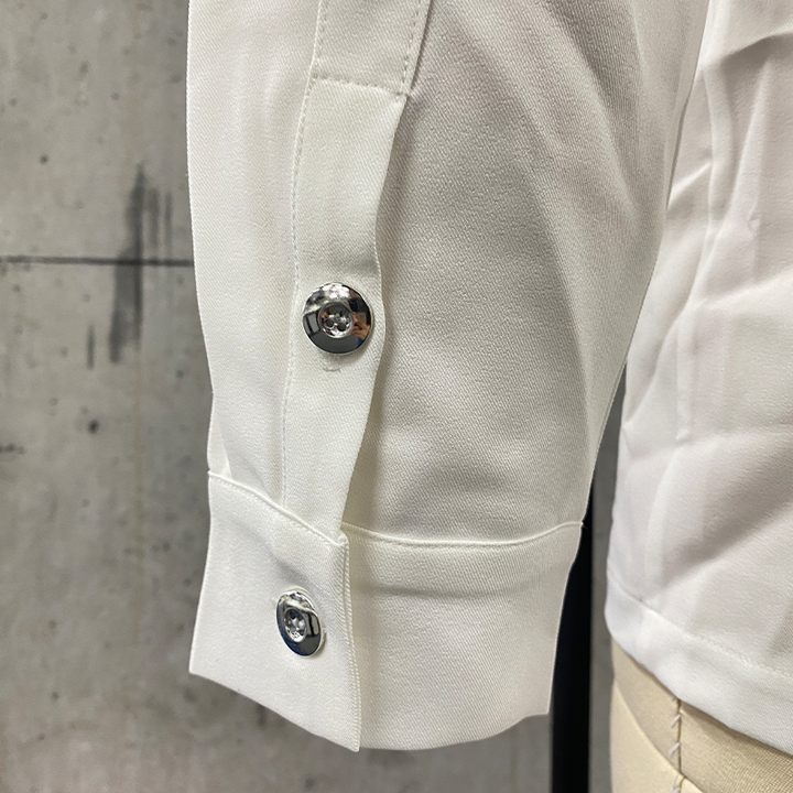 Pánská klasická košile v americkém stylu s výšivkou, slim fit, bavlněná, s dlouhým rukávem 98153445K