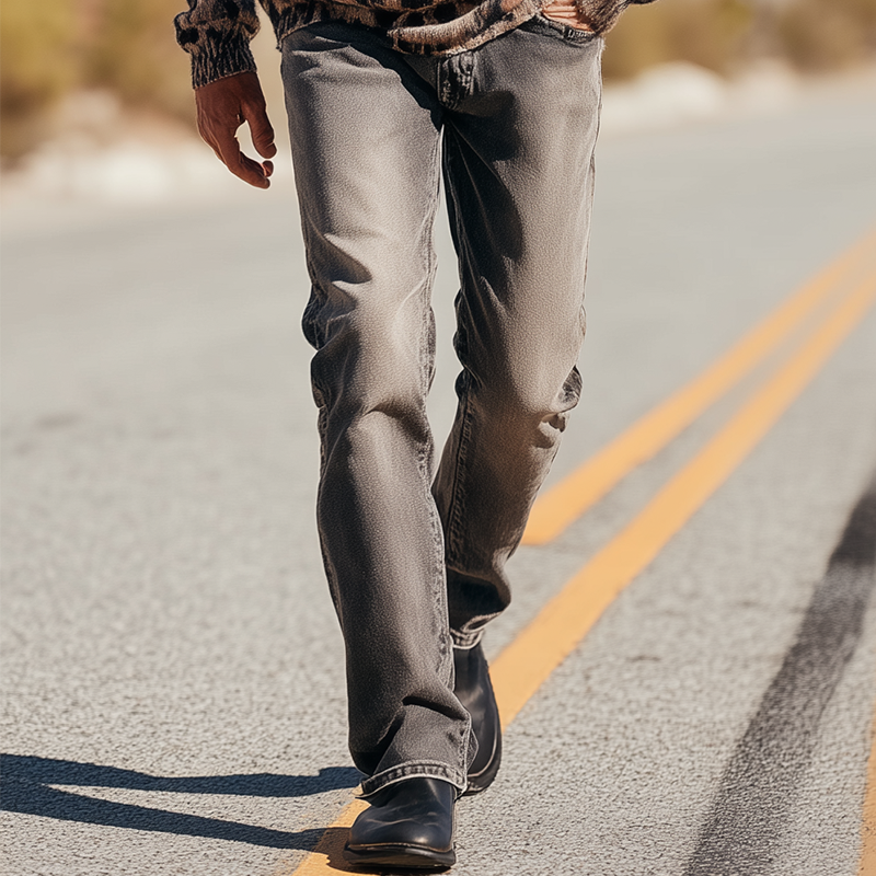 Pánské Vintage Džínové Kalhoty Prané MTA1461H7P