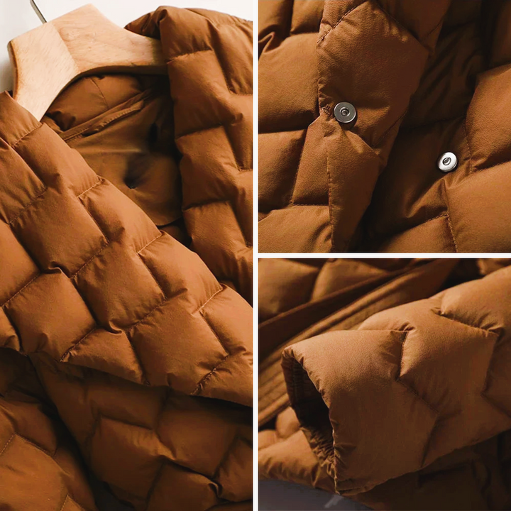 Annabel | Prošívaná bunda s páskem