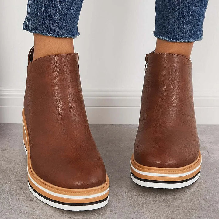 Bella - Stylové Boty s Vlněnou Podšívkou