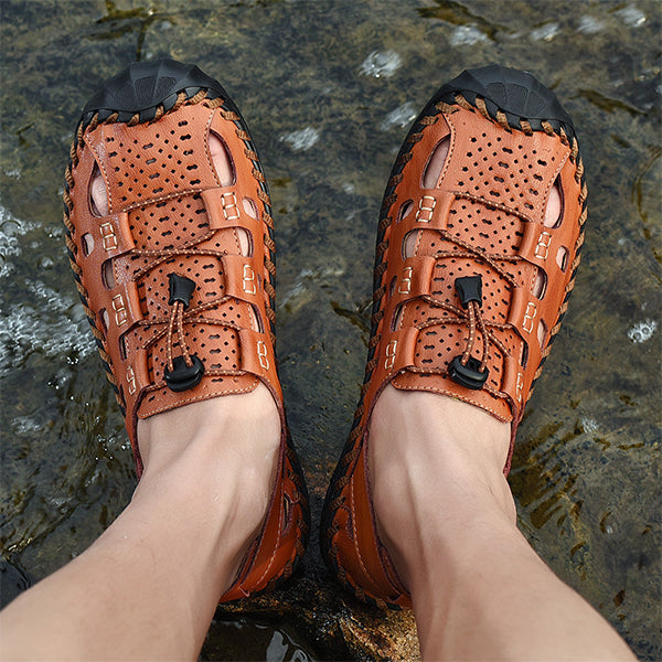 PÁNSKÉ SPORTOVNÍ KOŽENÉ VODNÍ RYBÁŘSKÉ BOTY MTA0678F8I