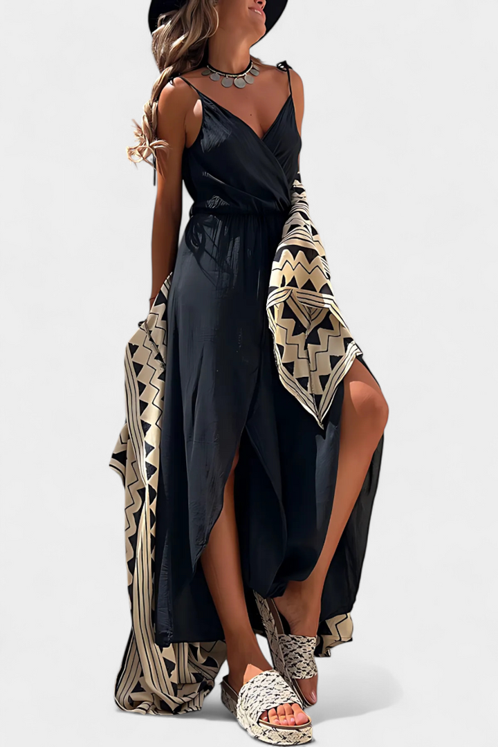 Anna | Bavlněný overal s bočními rozparky