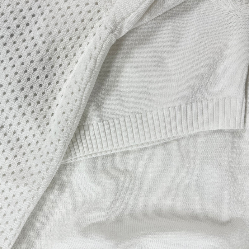 【24-hodinové odesílání】Pánský svetr T-shirt s krátkým rukávem z pleteniny se sportovním potiskem MTA1856C1X