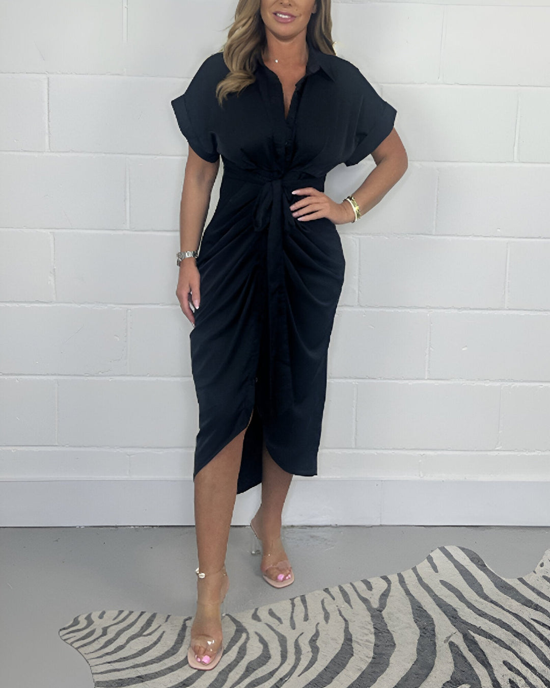 Sylwana | Elegantní plisovaná šaty