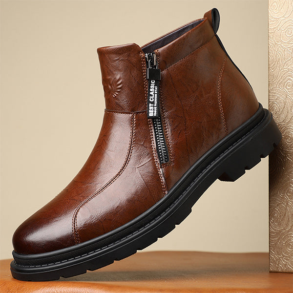 PÁNSKÉ BOTKY S KULATOU ŠPIČKOU A BOČNÍM ZIPEM MTA1709G6I