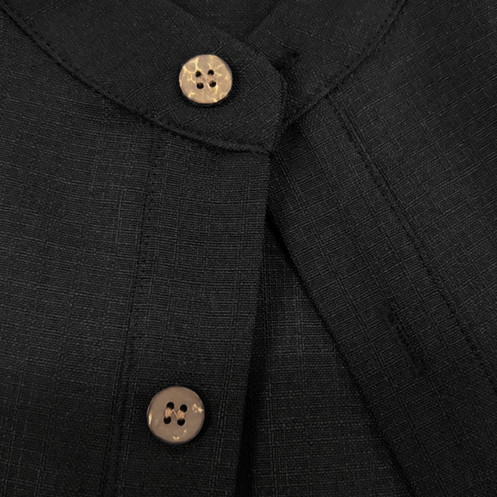 Pánská letní základní košile s krátkým rukávem a stojáčkem MTA1316F2U