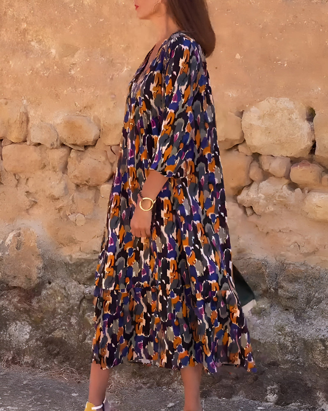 Kasia | Výrazné midi šaty pro volnou eleganci