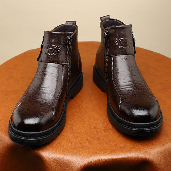 PÁNSKÉ BOTKY S KULATOU ŠPIČKOU A BOČNÍM ZIPEM MTA1709G6I