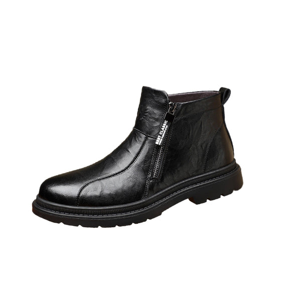 PÁNSKÉ BOTKY S KULATOU ŠPIČKOU A BOČNÍM ZIPEM MTA1709G6I