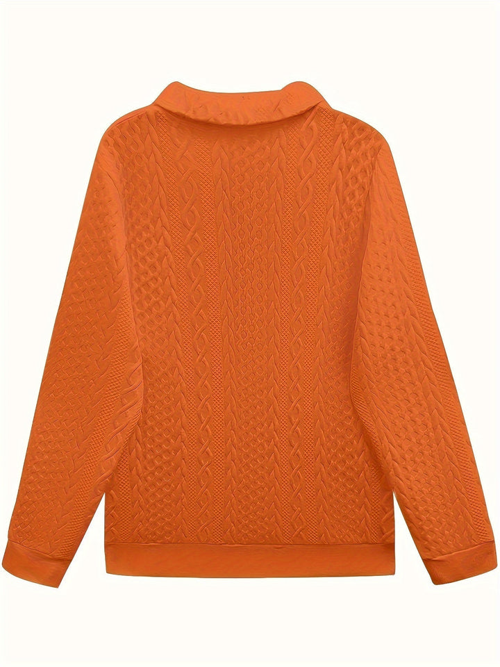 YANNA | Elegantní Svetr s Kapsou na Zip