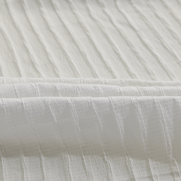 Pánská košile s dlouhým rukávem v jednobarevném provedení a pruhy 94598700Z