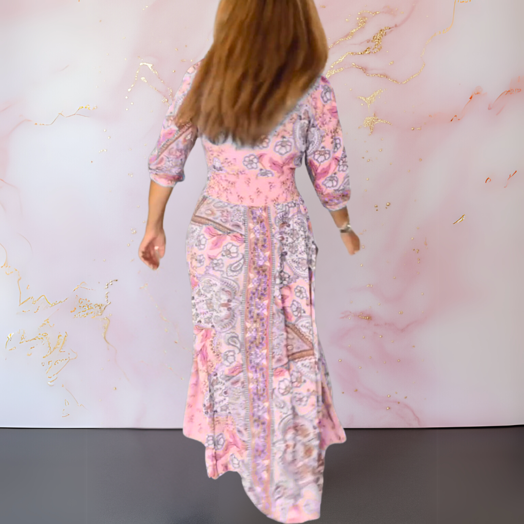 Genowefa | Maxi Šaty Boho v Elegantním Stylu