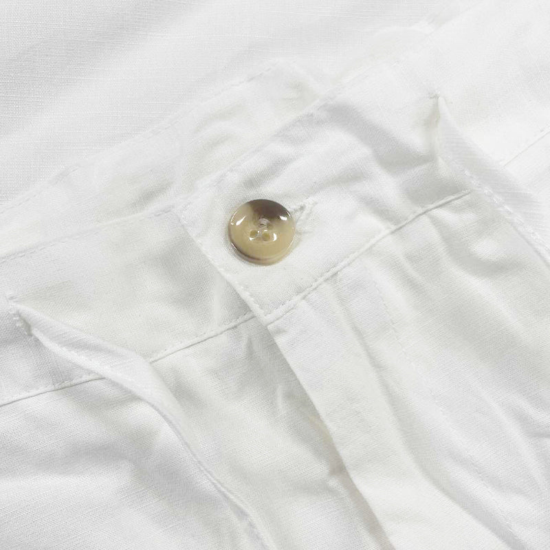 【24-hodinové doručení】Pánské lněné plážové kalhoty v jednobarevné variantě 61164046X