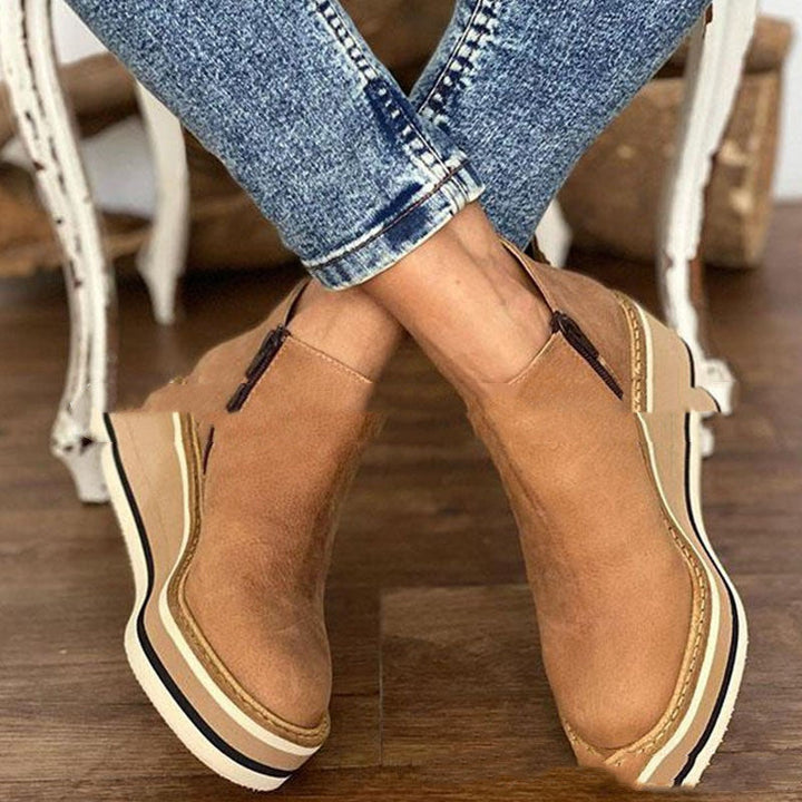 Lucia - Ortopedické kožené tenisky s pohodlnou podrážkou