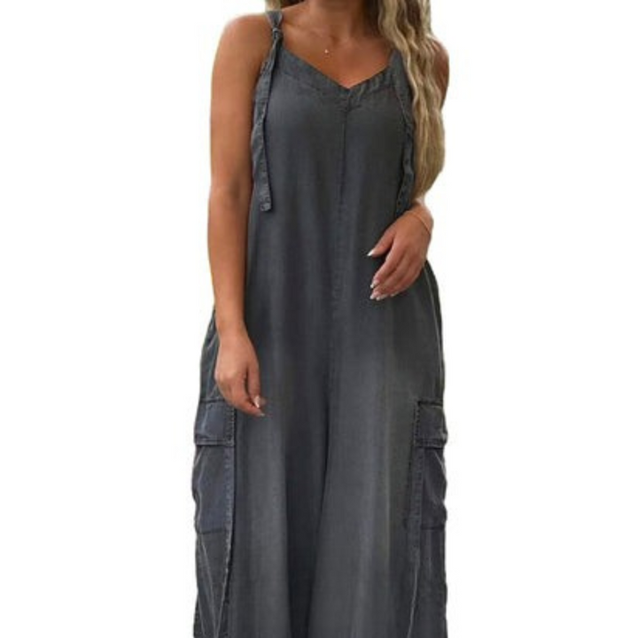 Lidka | Volný overal se širokými nohavicemi a kapsami pro ženy