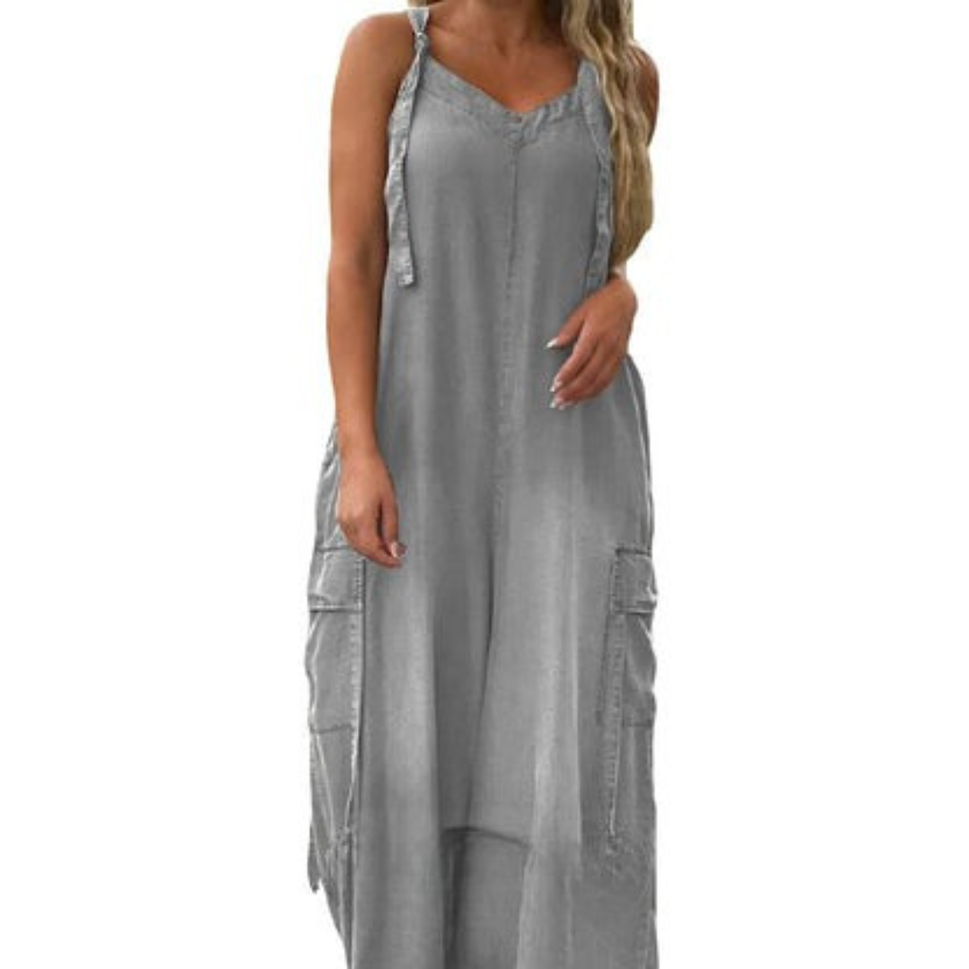 Lidka | Volný overal se širokými nohavicemi a kapsami pro ženy