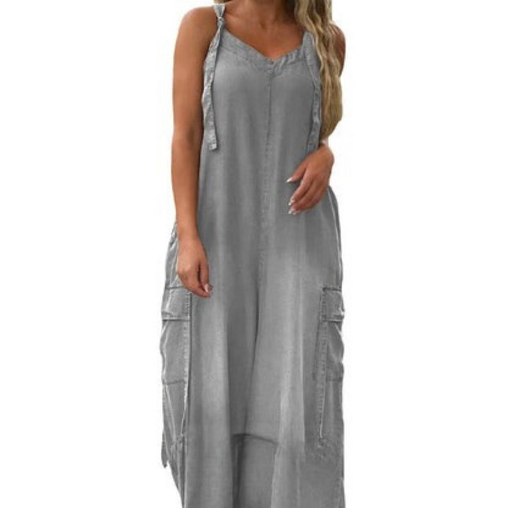 Lidka | Volný overal se širokými nohavicemi a kapsami pro ženy