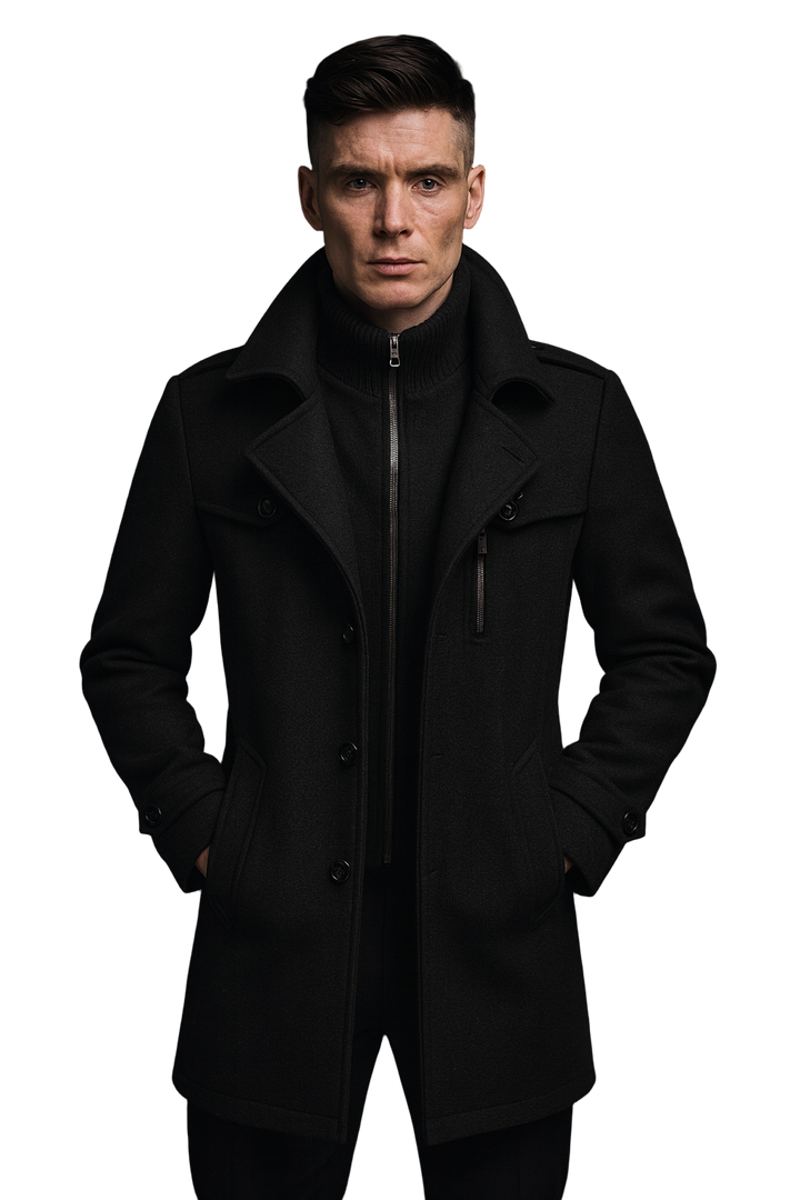TOMMY SHELBY | Dvoudílný Kabát na Podzim a Zimu