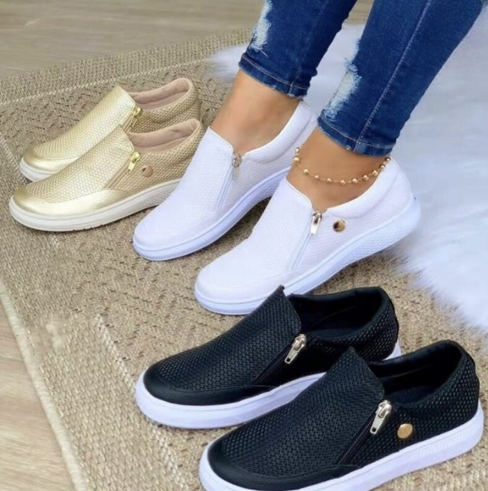 Mila – Stylové Slip-On s Páskem