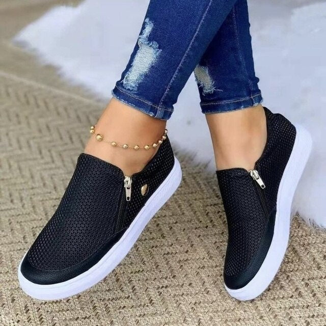 Mila – Stylové Slip-On s Páskem