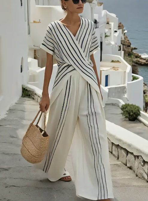 Dvoudílná Souprava s Křížovým Pasem