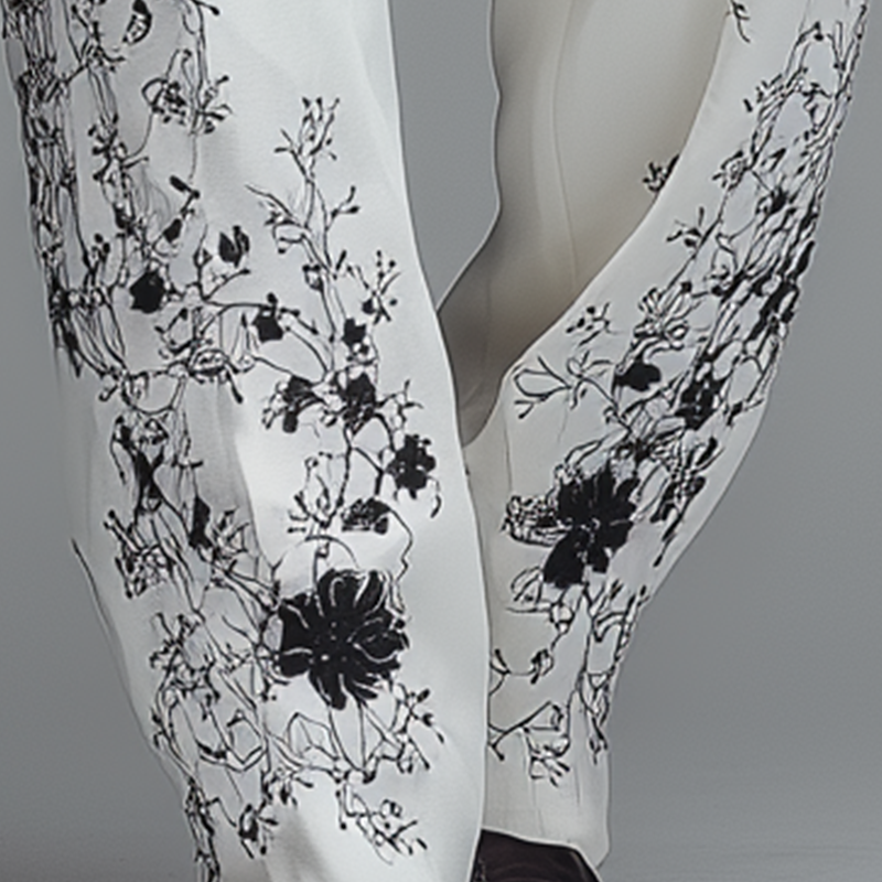 Pánská Móda Jednoduché Vzorované Kalhoty Sako MTA1817H6P