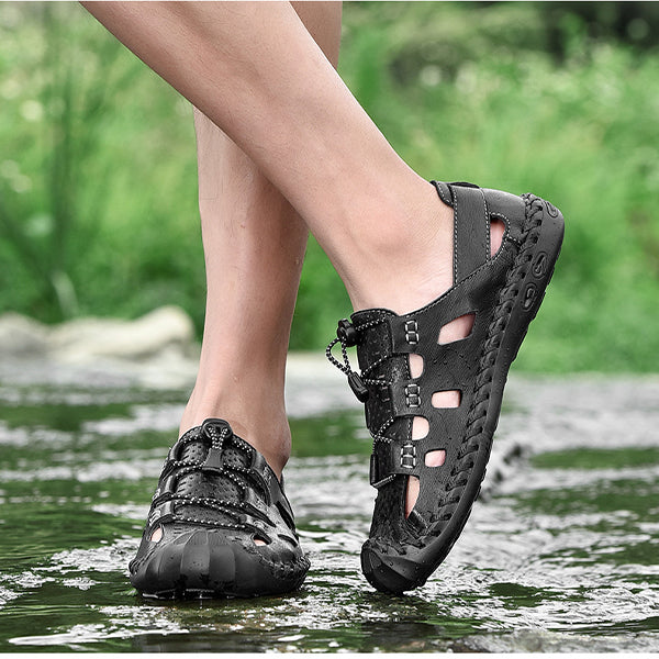 PÁNSKÉ SPORTOVNÍ KOŽENÉ VODNÍ RYBÁŘSKÉ BOTY MTA0678F8I