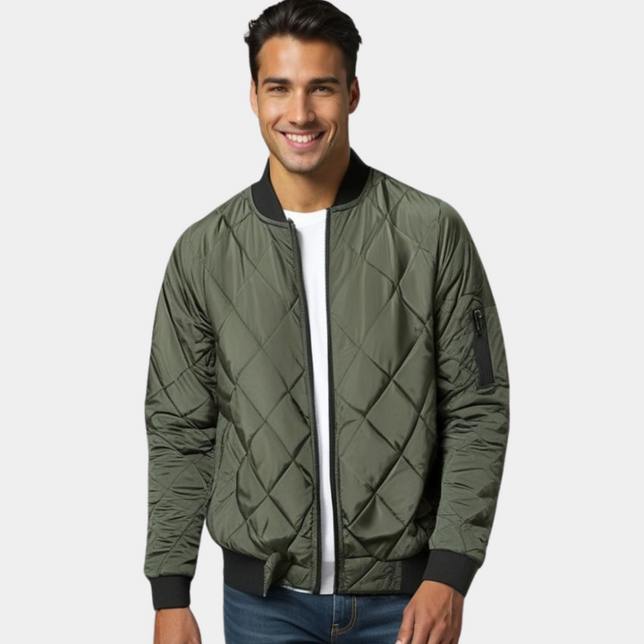 GRAYSON™ | Klasická Péřová Bunda z Bavlny