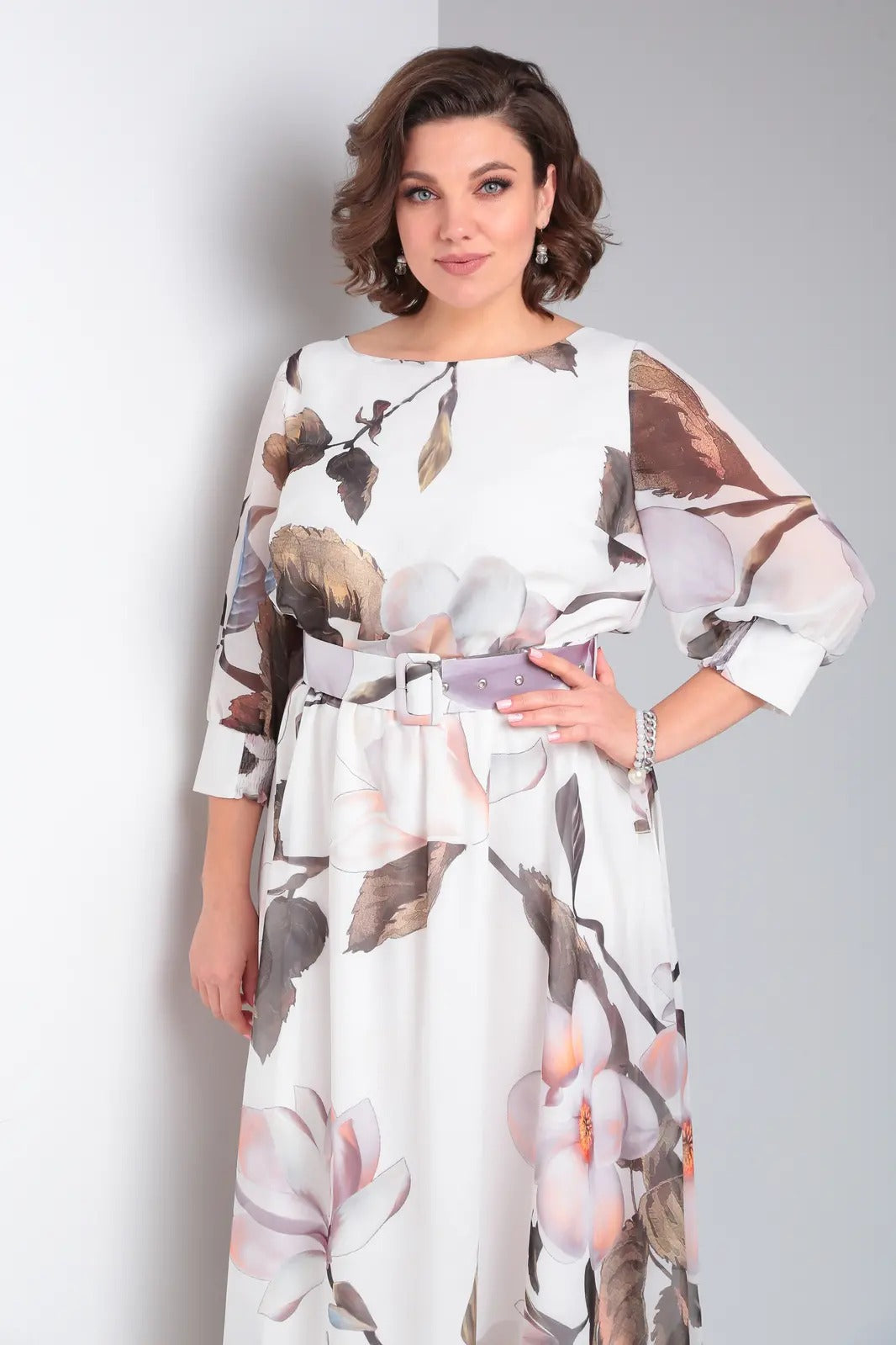 Marlena | Elegantní maxi šaty s květinami