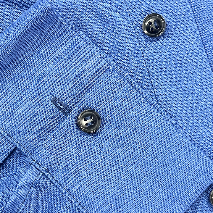 Pánská letní móda - lněná košile s dlouhým rukávem MTA1184G6P