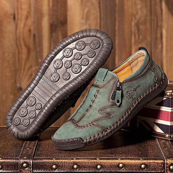 PÁNSKÉ VINTAGE CASUAL KOŽENÉ BOTY 90893563