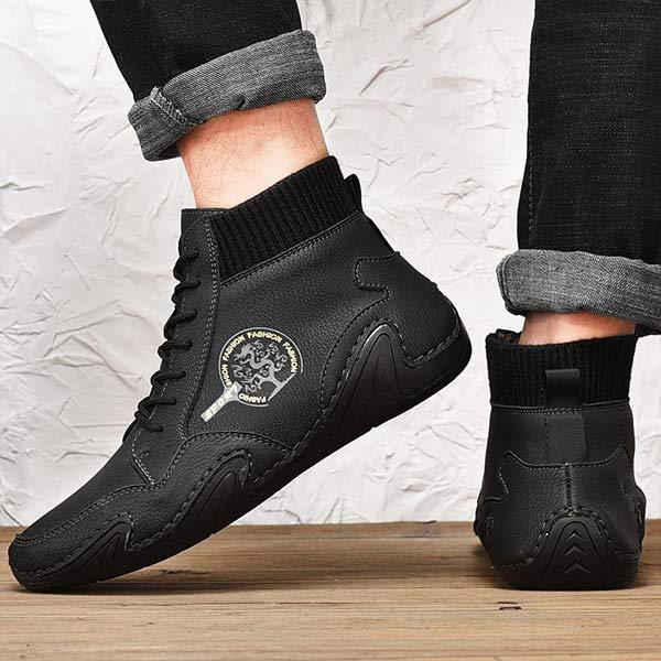 PÁNSKÉ VINTAGE BOTY NAD KOTNÍKY 12965354