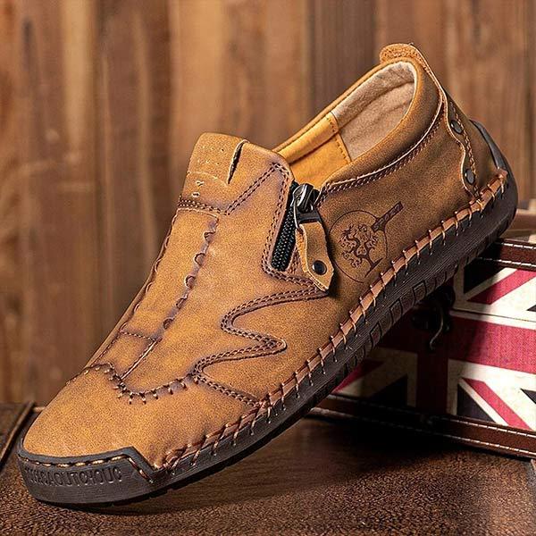 PÁNSKÉ VINTAGE CASUAL KOŽENÉ BOTY 90893563