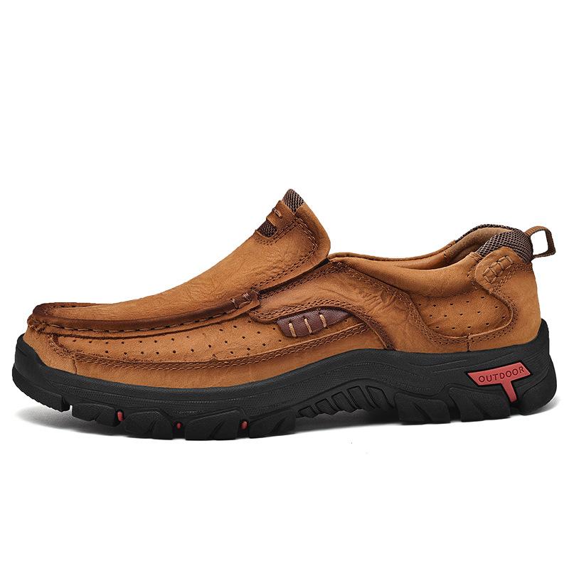 Pánské Retro Slip-on Boty ve Velikosti Plus 85081989TO