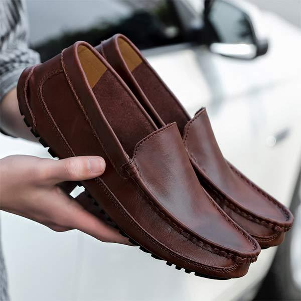 PÁNSKÉ KOŽENÉ LOAFERSY 51327379