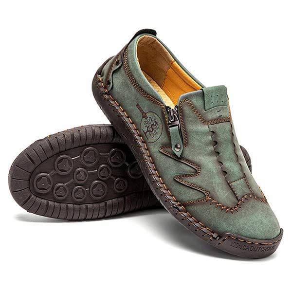 PÁNSKÉ VINTAGE CASUAL KOŽENÉ BOTY 90893563