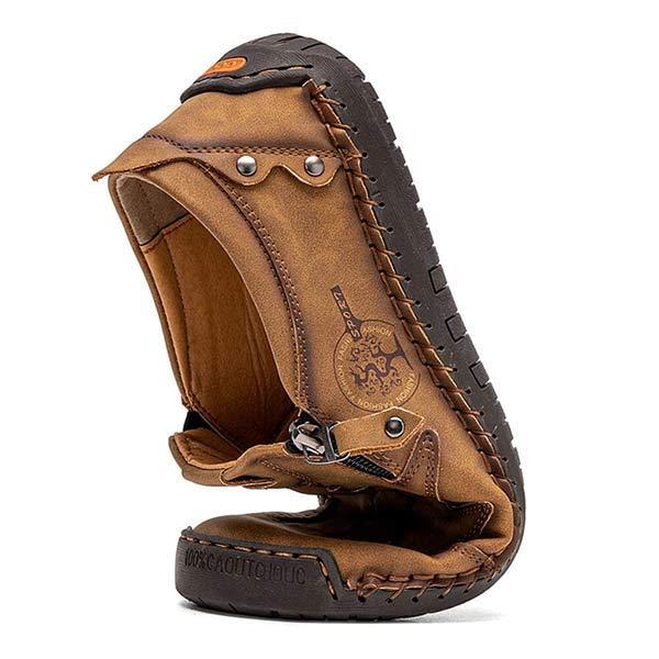 PÁNSKÉ VINTAGE CASUAL KOŽENÉ BOTY 90893563