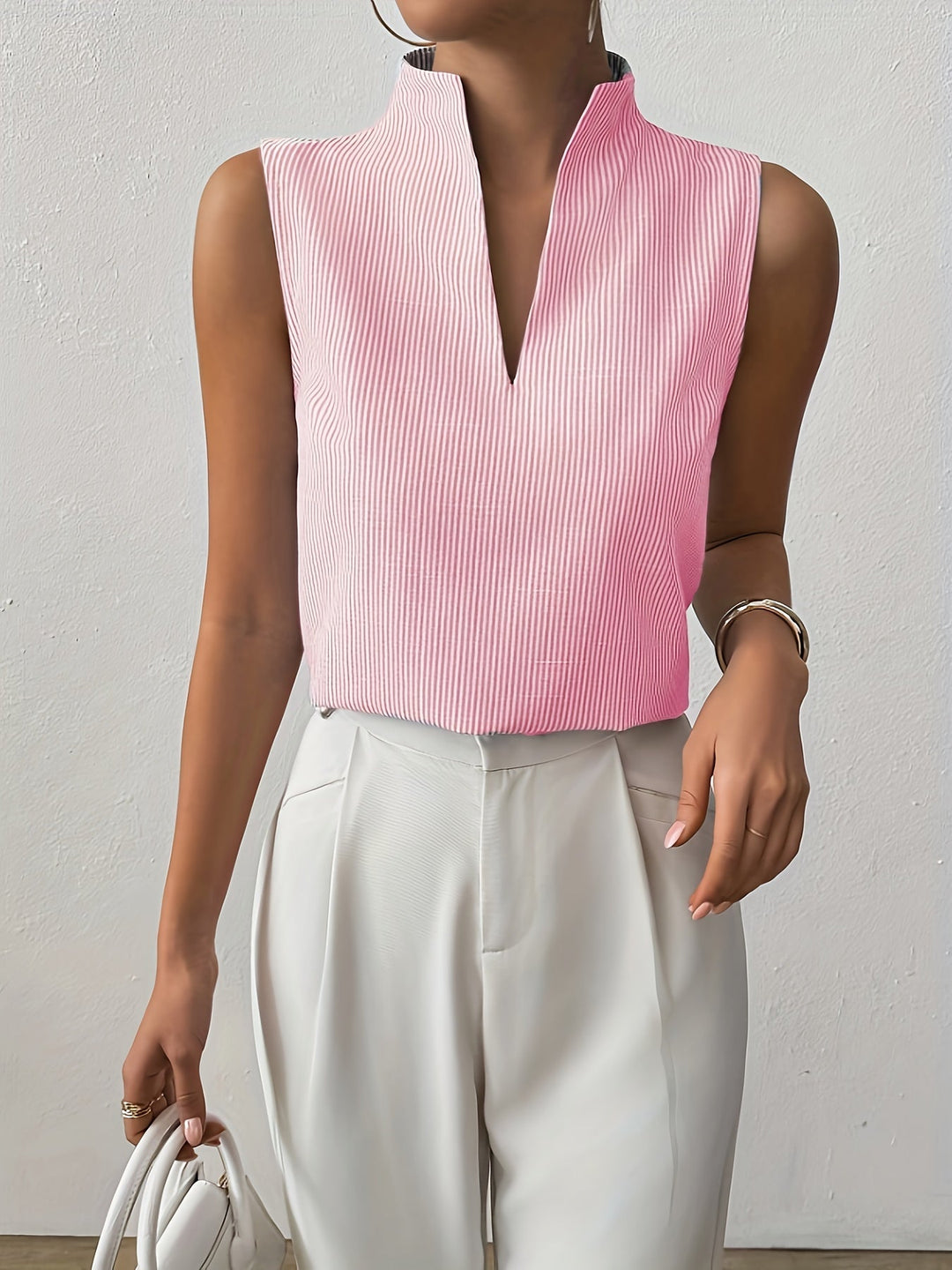 Linea | Top s jemnými pruhy