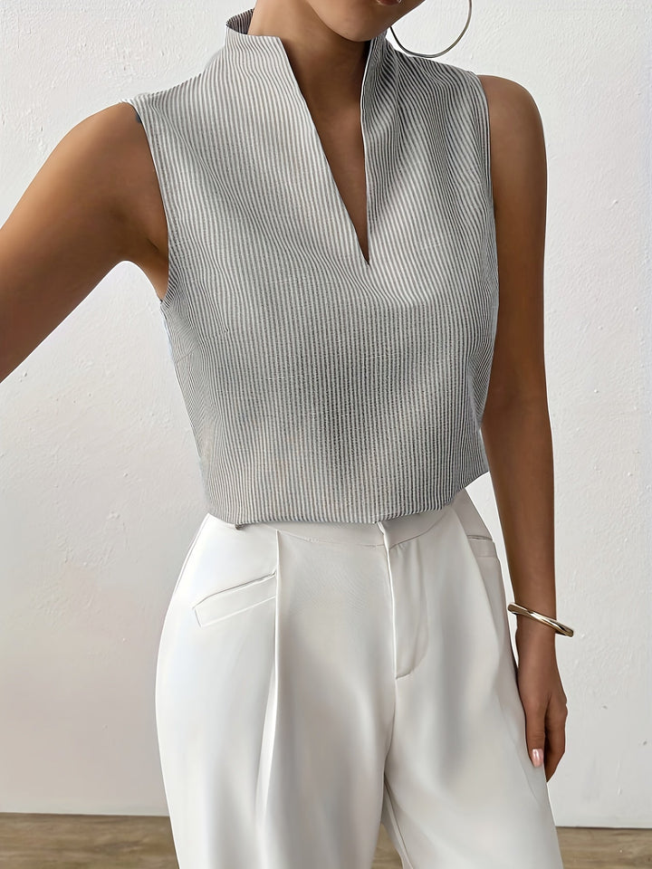 Linea | Top s jemnými pruhy