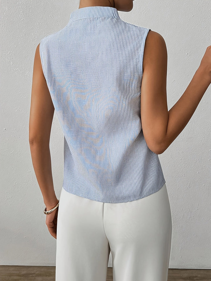 Linea | Top s jemnými pruhy