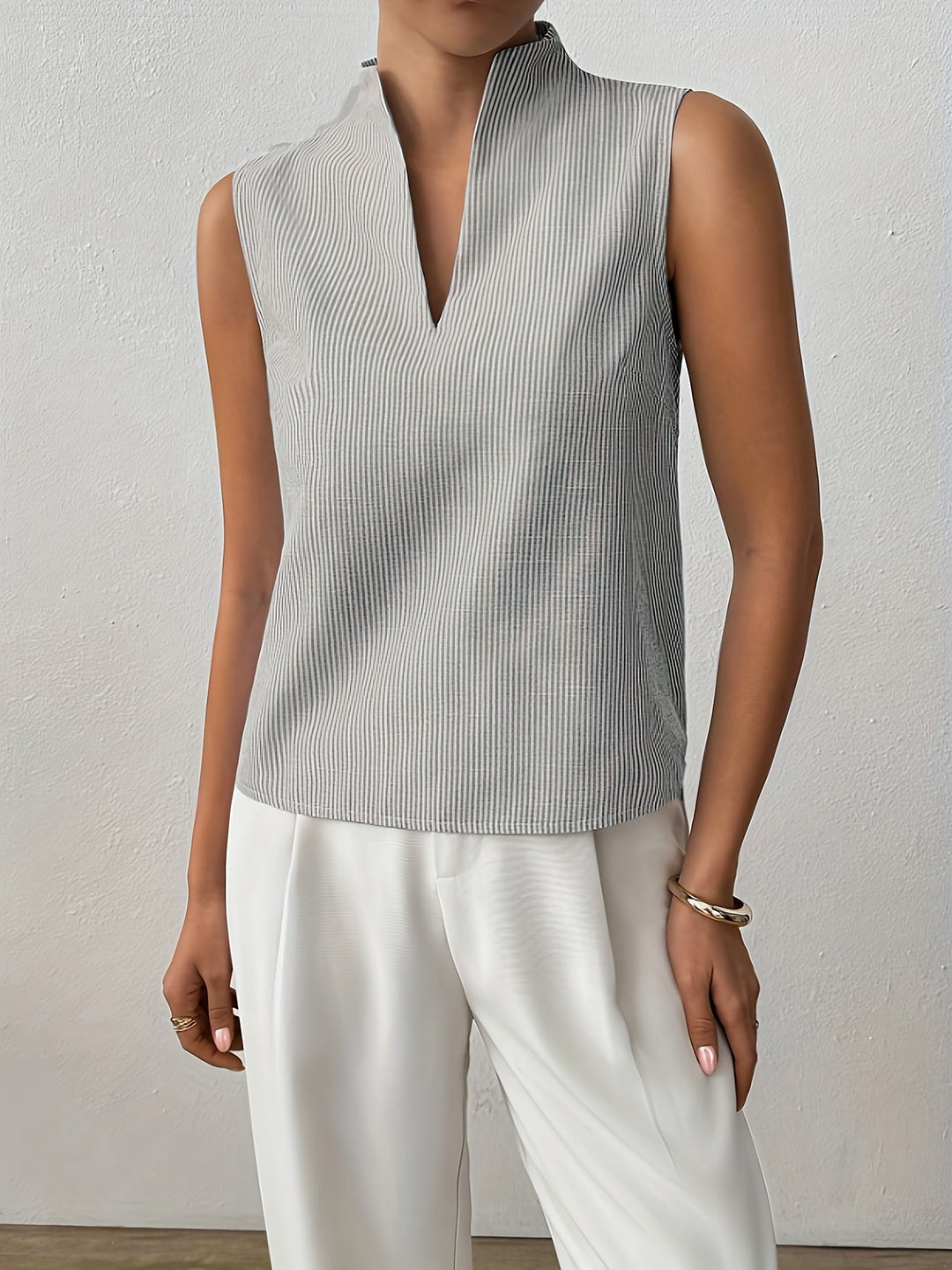 Linea | Top s jemnými pruhy