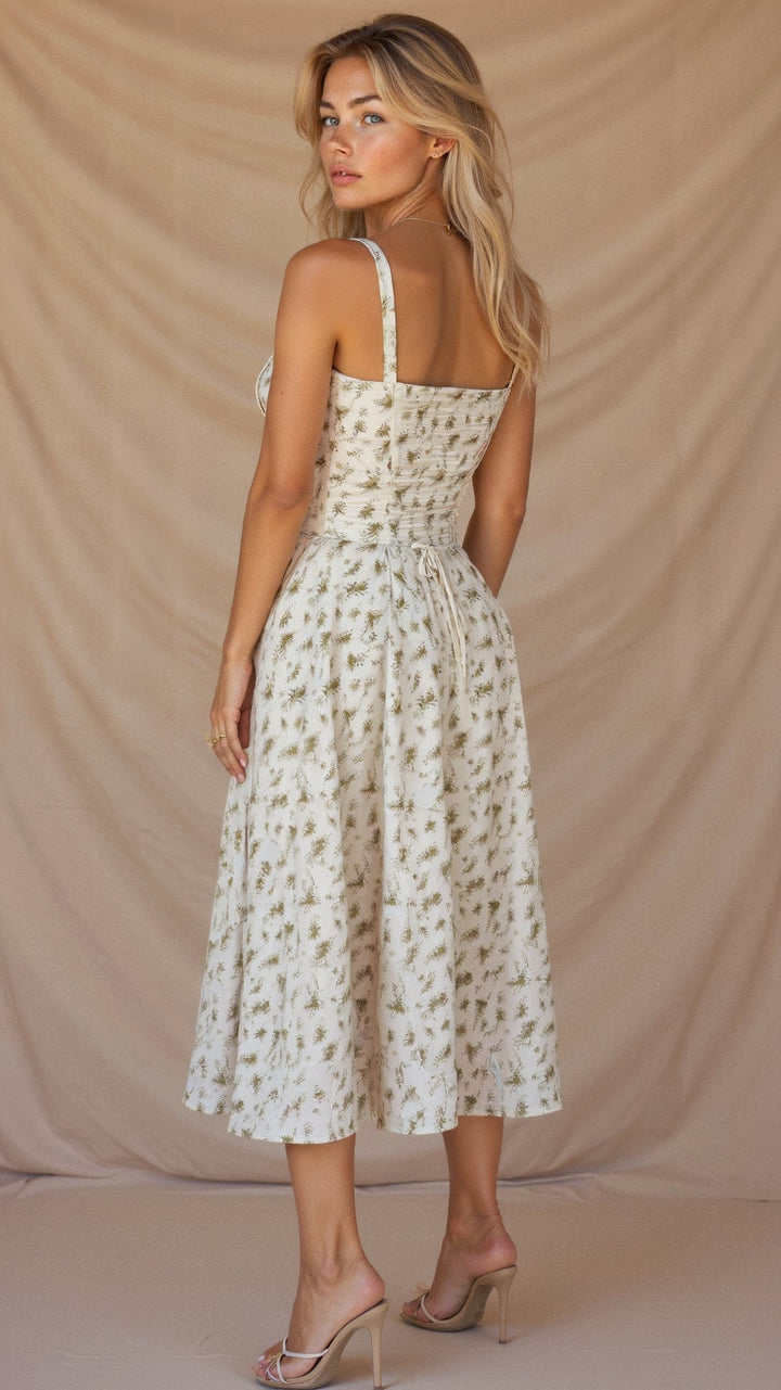 Elzbieta | Šaty s vázáním v pase