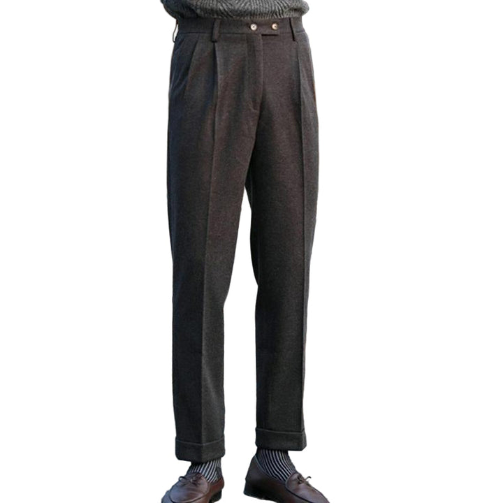 SHELBY WOOL | Pánské Podzimní a Zimní Kalhoty