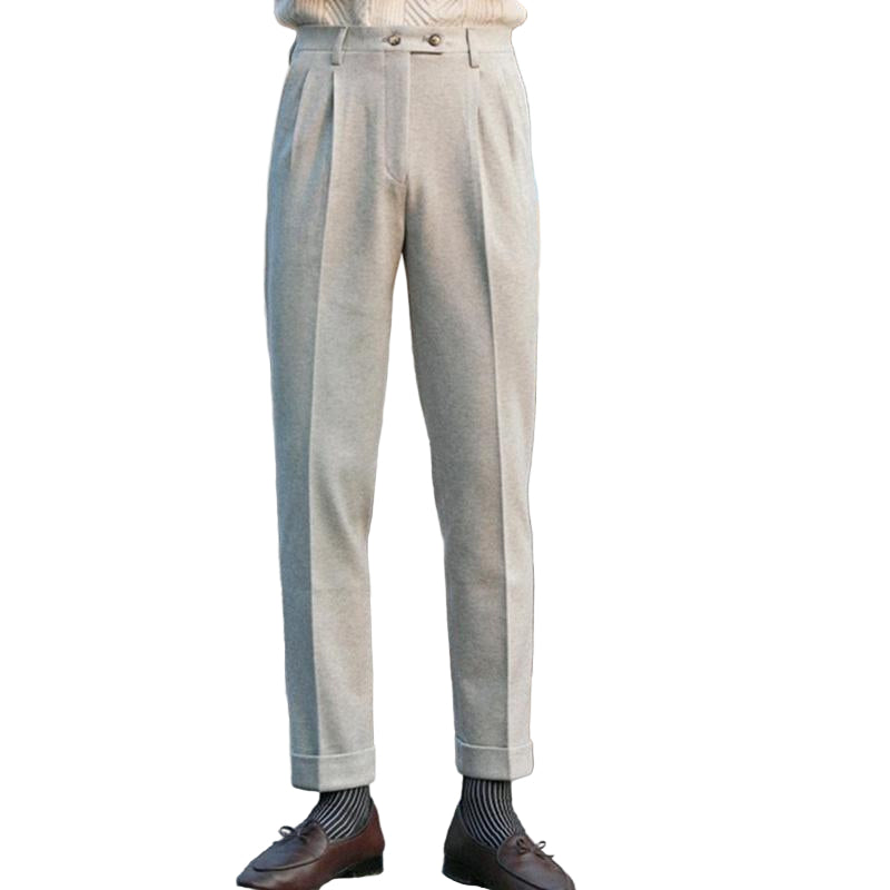 SHELBY WOOL | Pánské Podzimní a Zimní Kalhoty