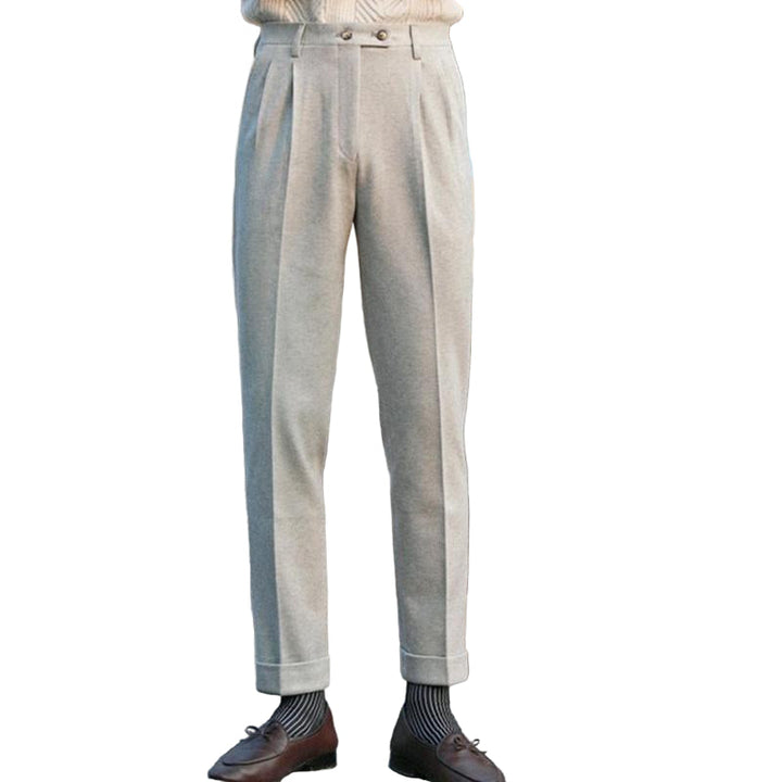 SHELBY WOOL | Pánské Podzimní a Zimní Kalhoty